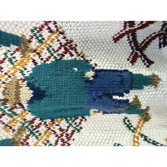 Vintage Cape Isles Knitters Inc. Knit Sweater with Golf Player Motif Size XL - Picture 3 of 9